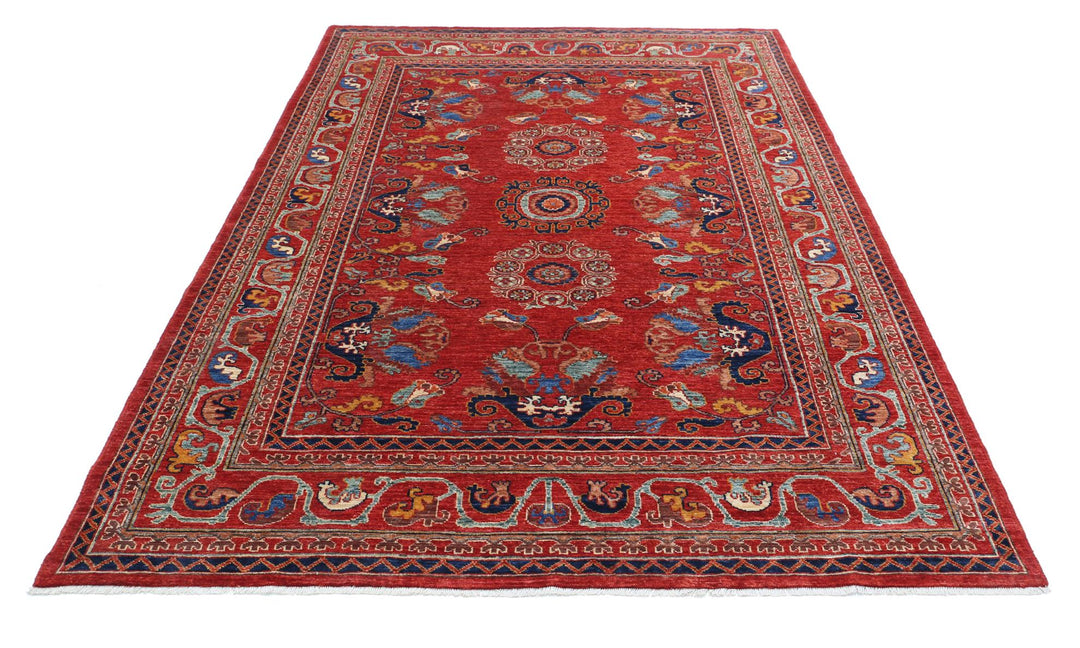Humna 5’ 9″ x 8’ 8″ - No. AV34119 - ALRUG Rug Store