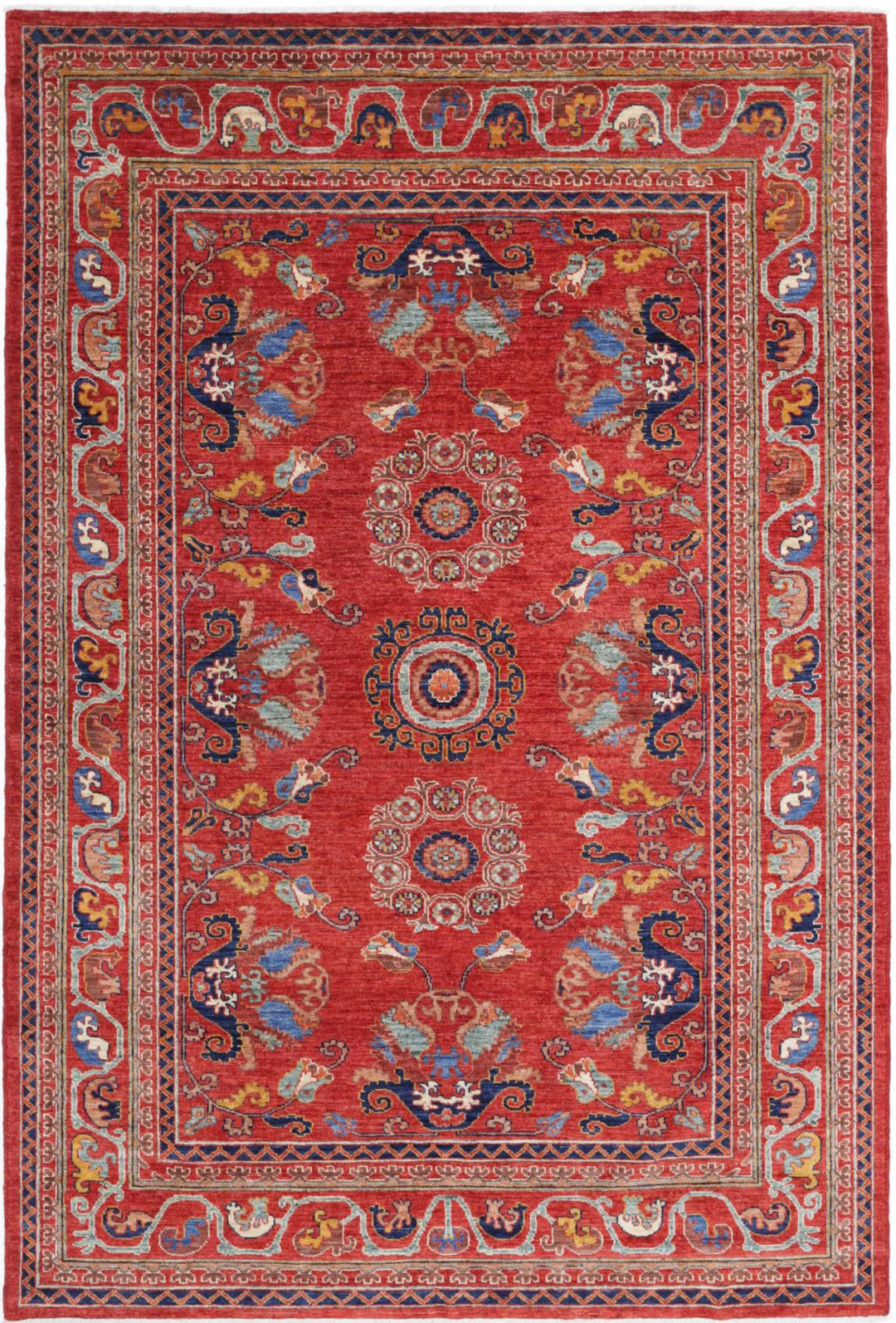 Humna 5’ 9″ x 8’ 8″ - No. AV34119 - ALRUG Rug Store