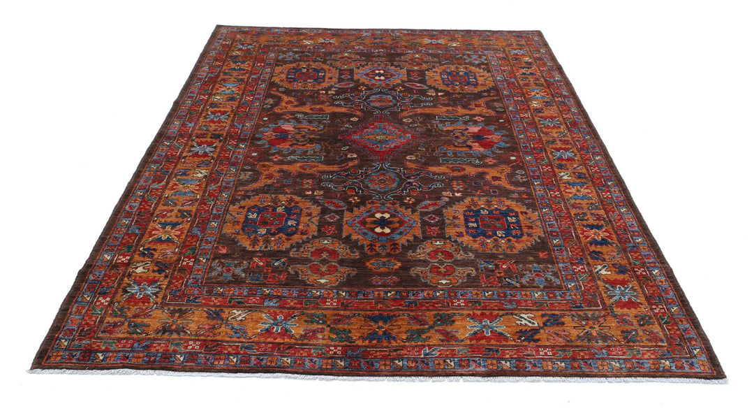 Humna 6’ 0″ x 8’ 7″ - No. AV19998 - ALRUG Rug Store