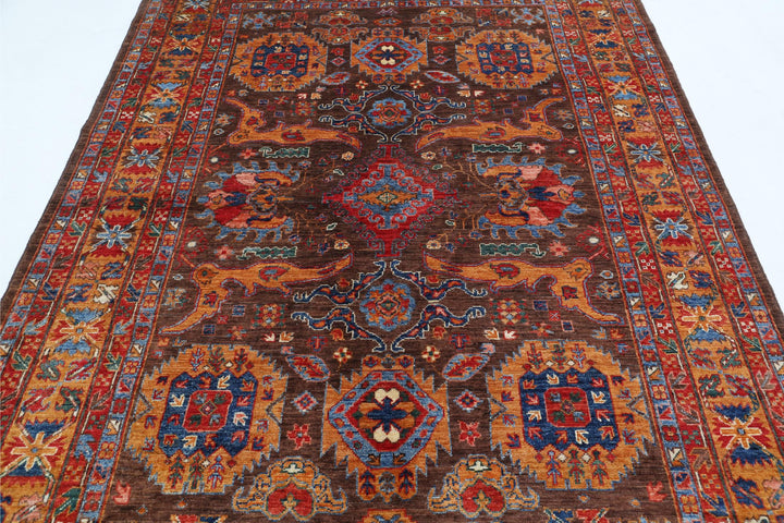 Humna 6’ 0″ x 8’ 7″ - No. AV19998 - ALRUG Rug Store