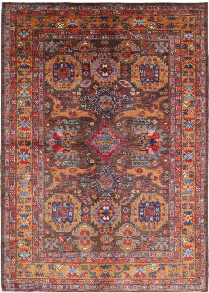 Humna 6’ 0″ x 8’ 7″ - No. AV19998 - ALRUG Rug Store