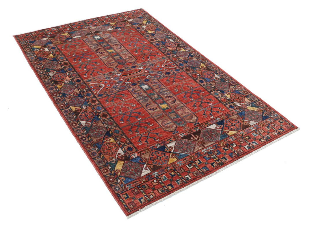 Humna 3’ 10” x 6’ 2″ - No. AV51487 - ALRUG Rug Store