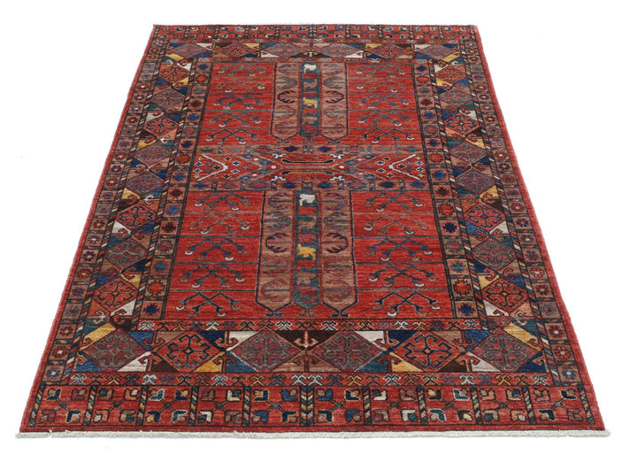 Humna 3’ 10” x 6’ 2″ - No. AV51487 - ALRUG Rug Store