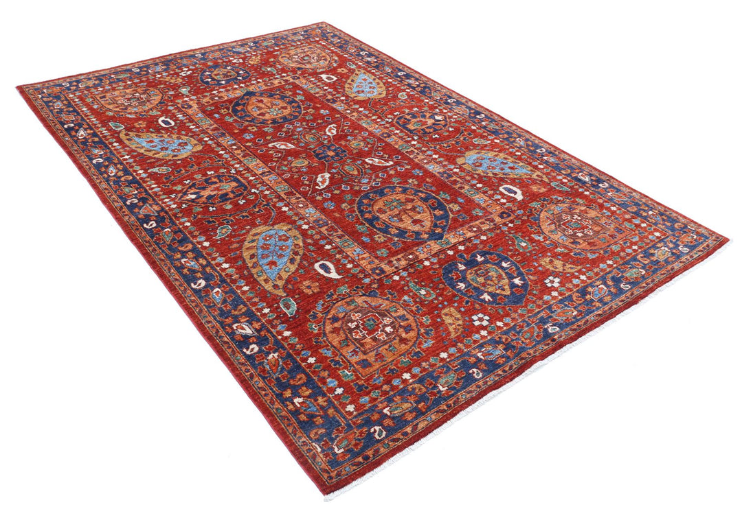Humna 5’ 6″ x 7’ 11” - No. AV99916 - ALRUG Rug Store