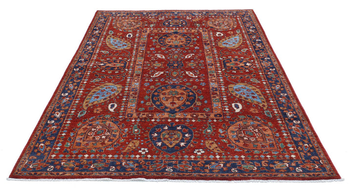 Humna 5’ 6″ x 7’ 11” - No. AV99916 - ALRUG Rug Store