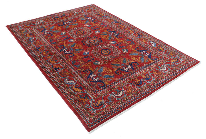 Humna 5’ 0″ x 7’ 1″ - No. AV23450 - ALRUG Rug Store