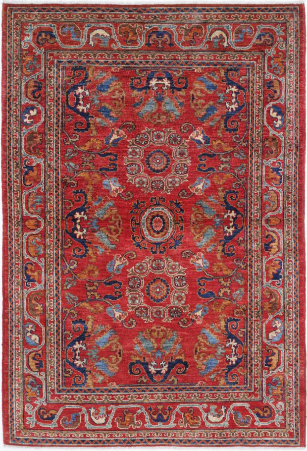 Humna 4’ 0″ x 5’ 11” - No. AV13811 - ALRUG Rug Store