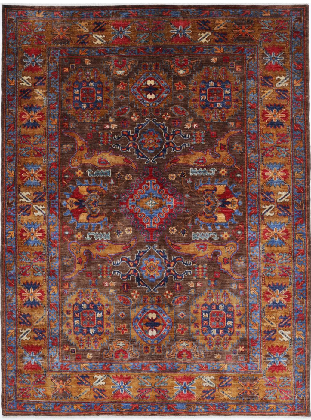 Humna 4’ 11” x 6’ 9″ - No. AV60543 - ALRUG Rug Store