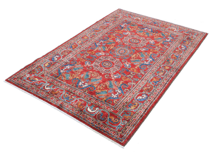 Humna 4’ 0″ x 6’ 1″ - No. AV53965 - ALRUG Rug Store