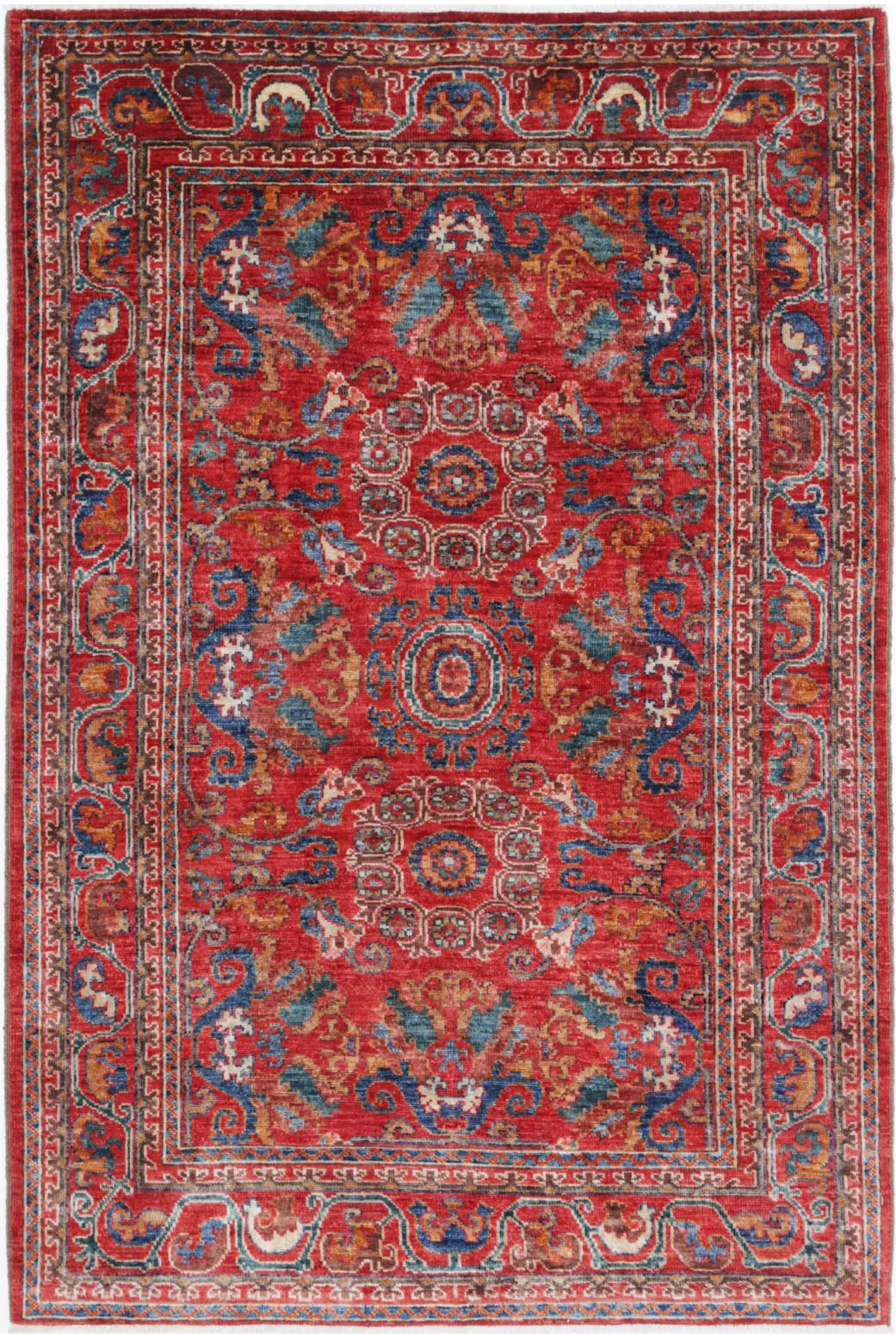 Humna 4’ 0″ x 6’ 1″ - No. AV53965 - ALRUG Rug Store