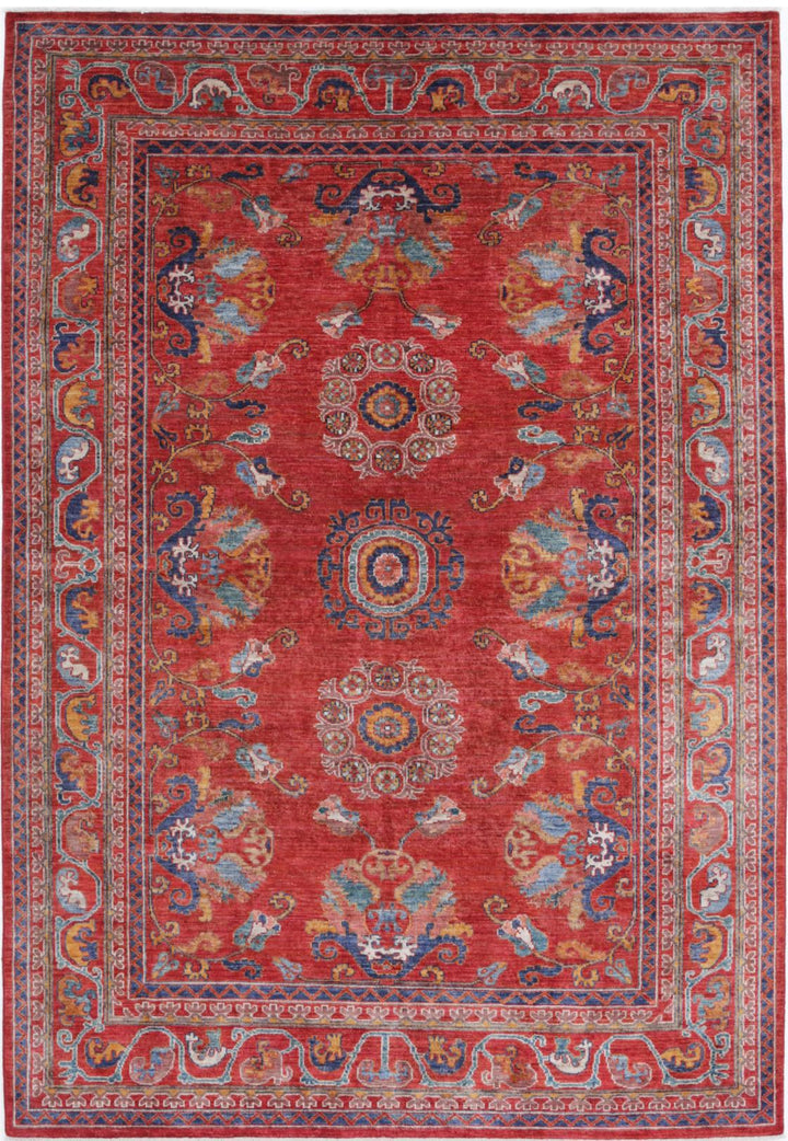 Humna 5’ 11” x 8’ 10” - No. AV83934 - ALRUG Rug Store