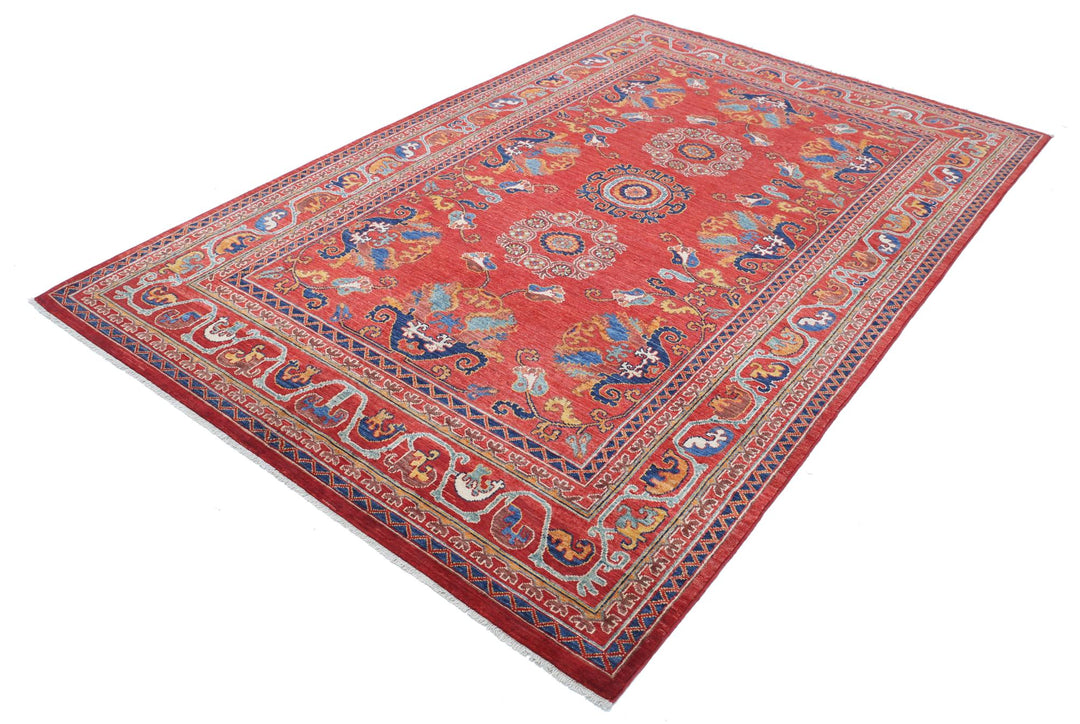Humna 5’ 10” x 9’ 1″ - No. AV35984 - ALRUG Rug Store