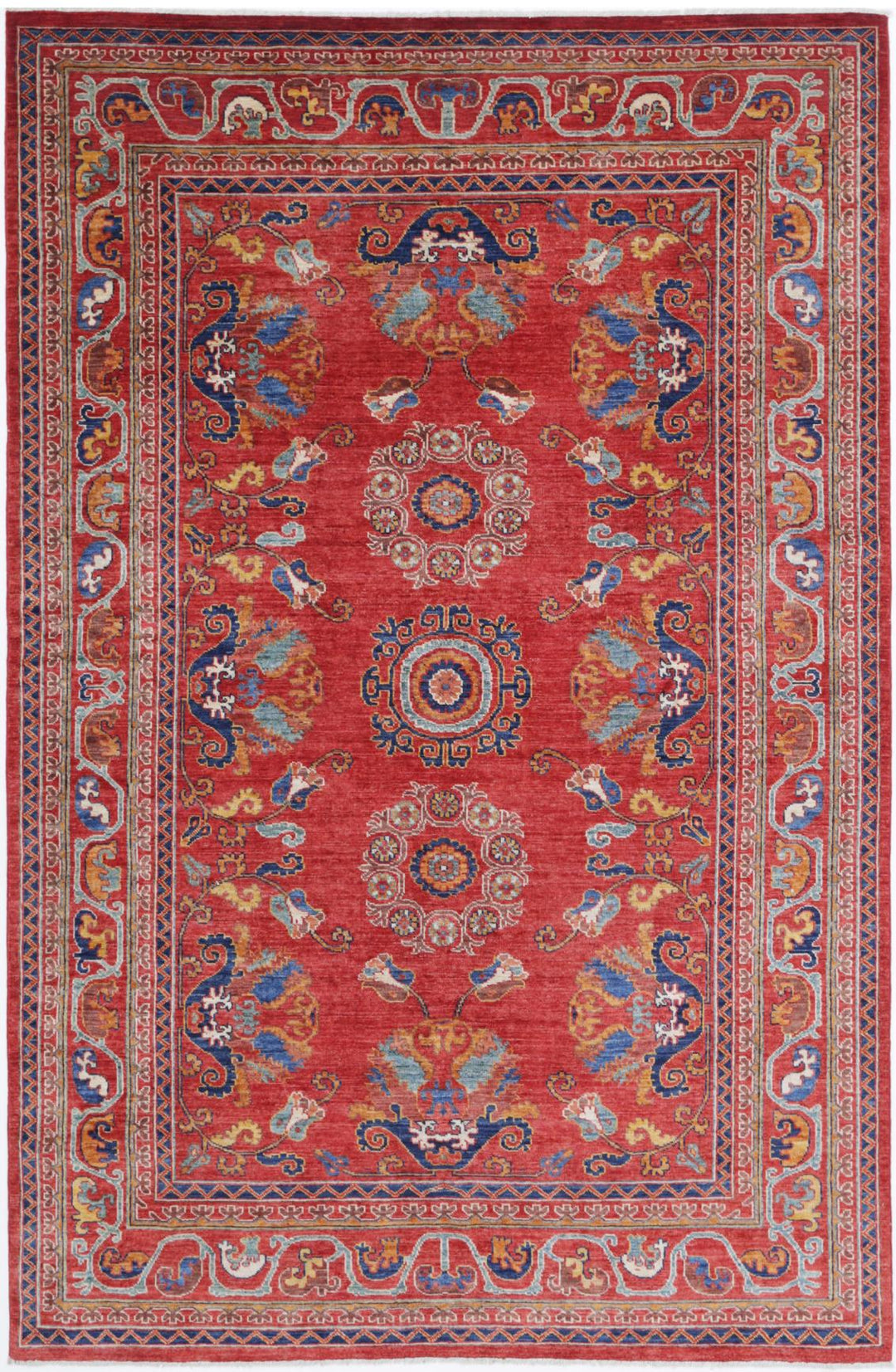 Humna 5’ 10” x 9’ 1″ - No. AV35984 - ALRUG Rug Store