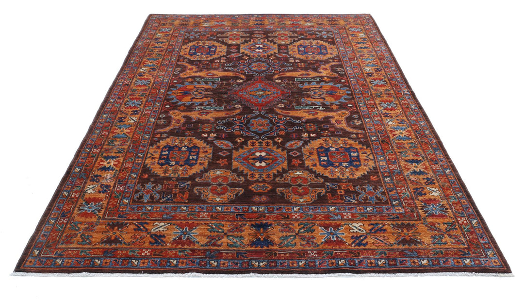 Humna 6’ 0″ x 8’ 10” - No. AV23484 - ALRUG Rug Store