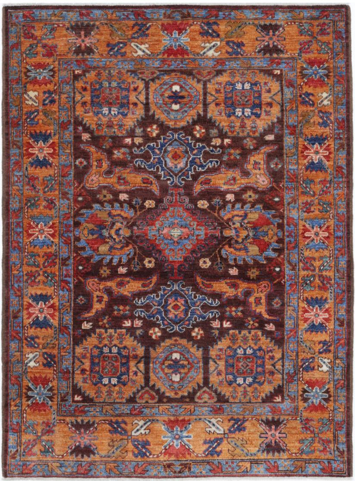 Humna 4’ 1″ x 5’ 7″ - No. AV14897 - ALRUG Rug Store