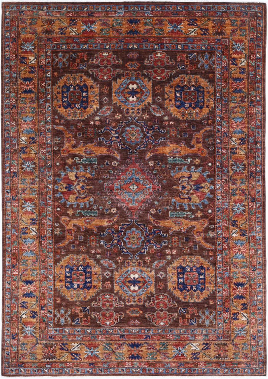 Humna 6’ 0″ x 8’ 8″ - No. AV39203 - ALRUG Rug Store