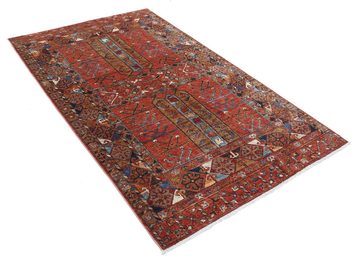 Humna 4’ 2″ x 7’ 0″ - No. AV64182 - ALRUG Rug Store