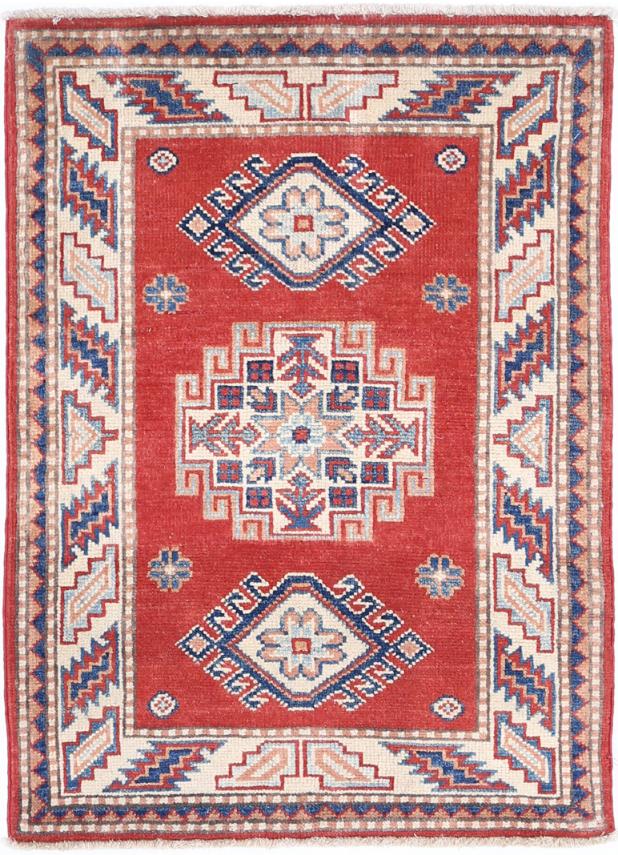 Kazak 2’ 0″ x 3’ 0″ - No. AV96743 - ALRUG Rug Store