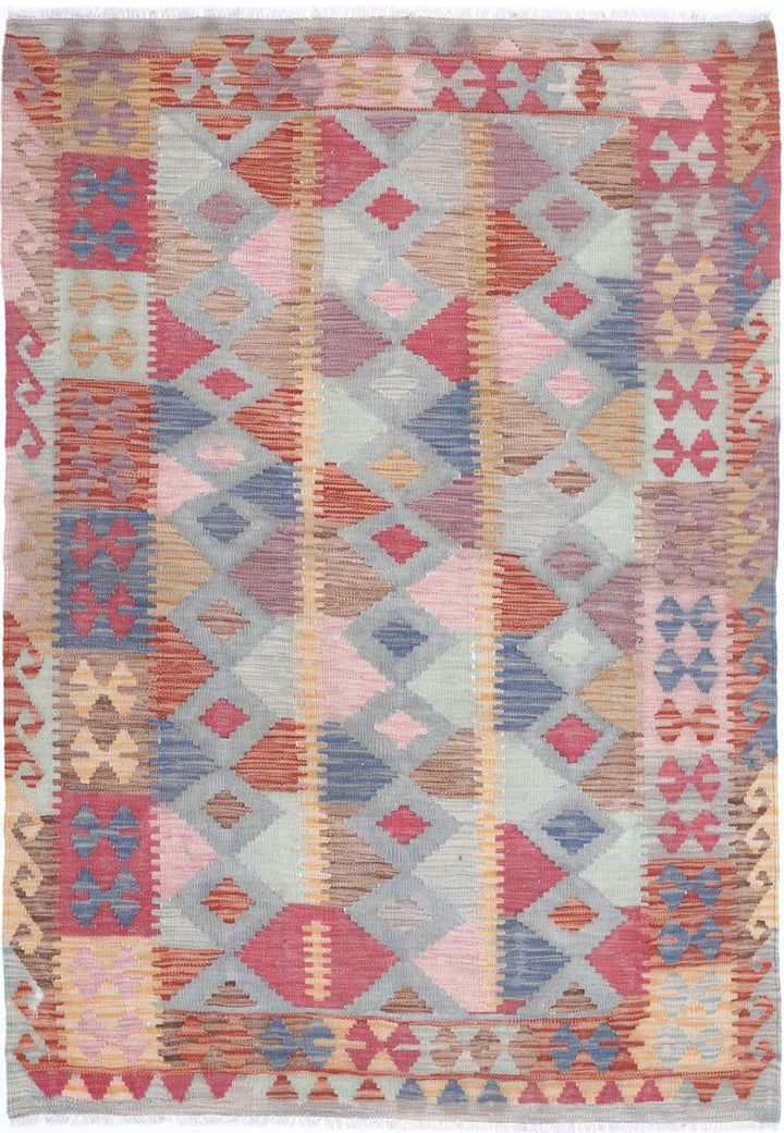 Kilim 3’ 11” x 5’ 9″ - No. AV61603 - ALRUG Rug Store