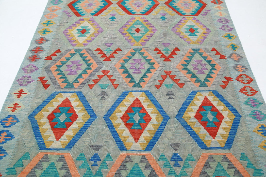 Kilim 5’ 10” x 7’ 7″ - No. AV45203 - ALRUG Rug Store