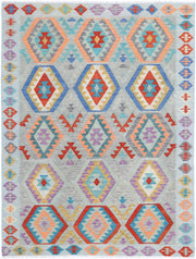 Kilim 5’ 10” x 7’ 7″ - No. AV45203 - ALRUG Rug Store