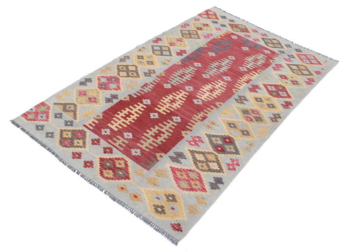 Kilim 3’ 9″ x 6’ 1″ - No. AV58888 - ALRUG Rug Store