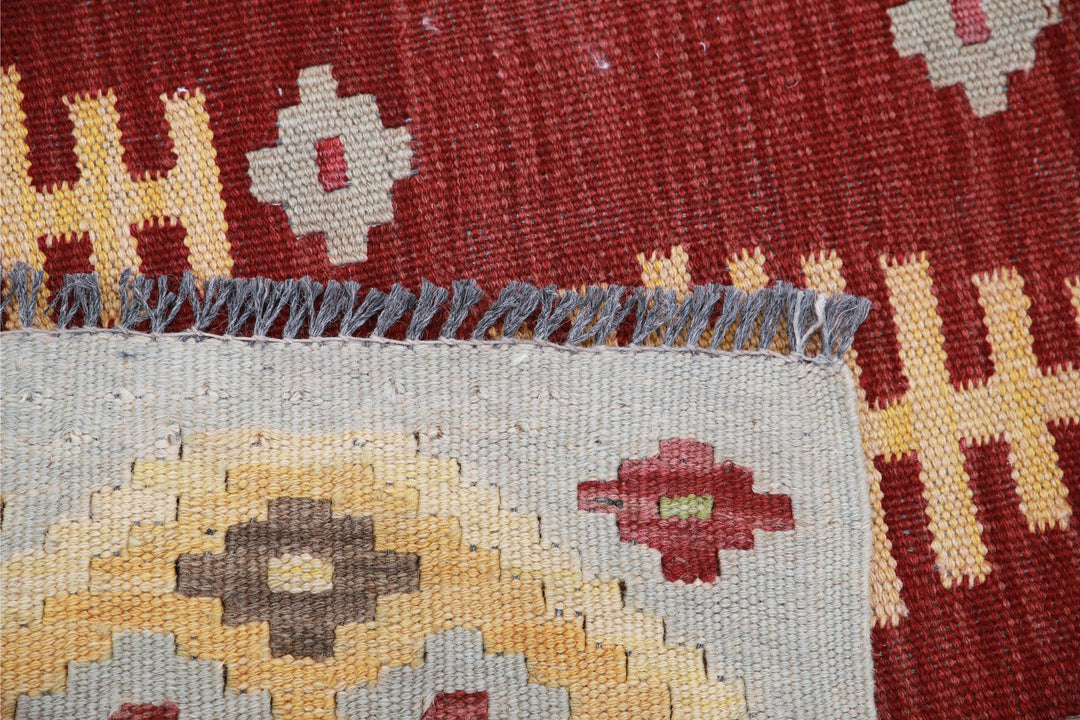 Kilim 3’ 9″ x 6’ 1″ - No. AV58888 - ALRUG Rug Store