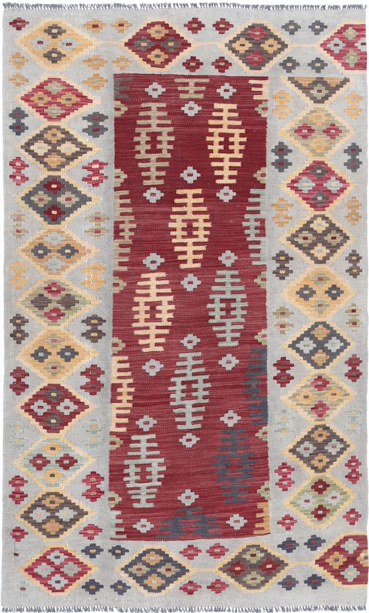 Kilim 3’ 9″ x 6’ 1″ - No. AV58888 - ALRUG Rug Store