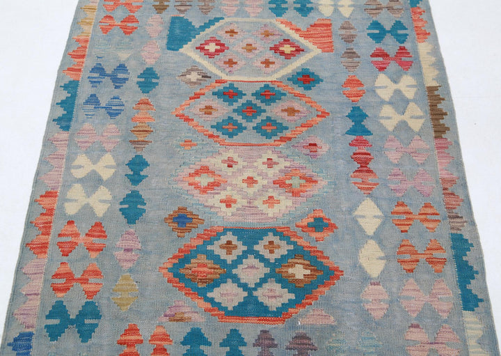 Kilim 3’ 4″ x 4’ 10” - No. AV23575 - ALRUG Rug Store