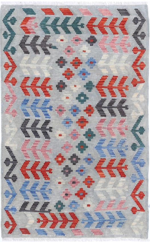 Kilim 2’ 6″ x 4’ 0″ - No. AV81939 - ALRUG Rug Store