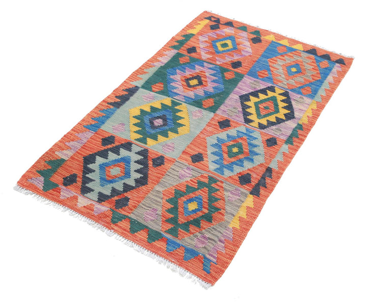 Kilim 2’ 7″ x 4’ 4″ - No. AV71403 - ALRUG Rug Store