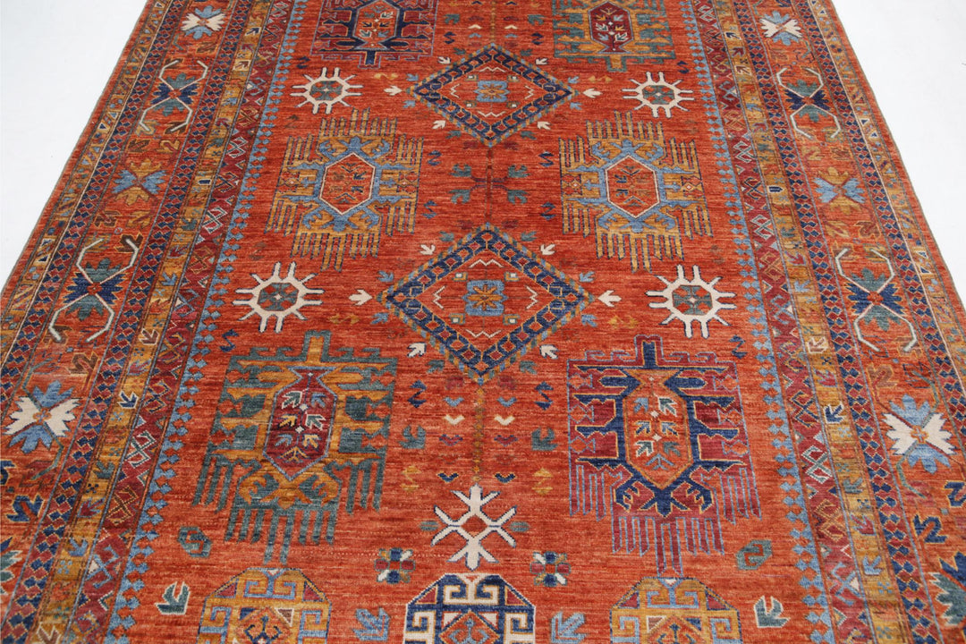 Humna 6’ 8″ x 10’ 4″ - No. AV20273 - ALRUG Rug Store