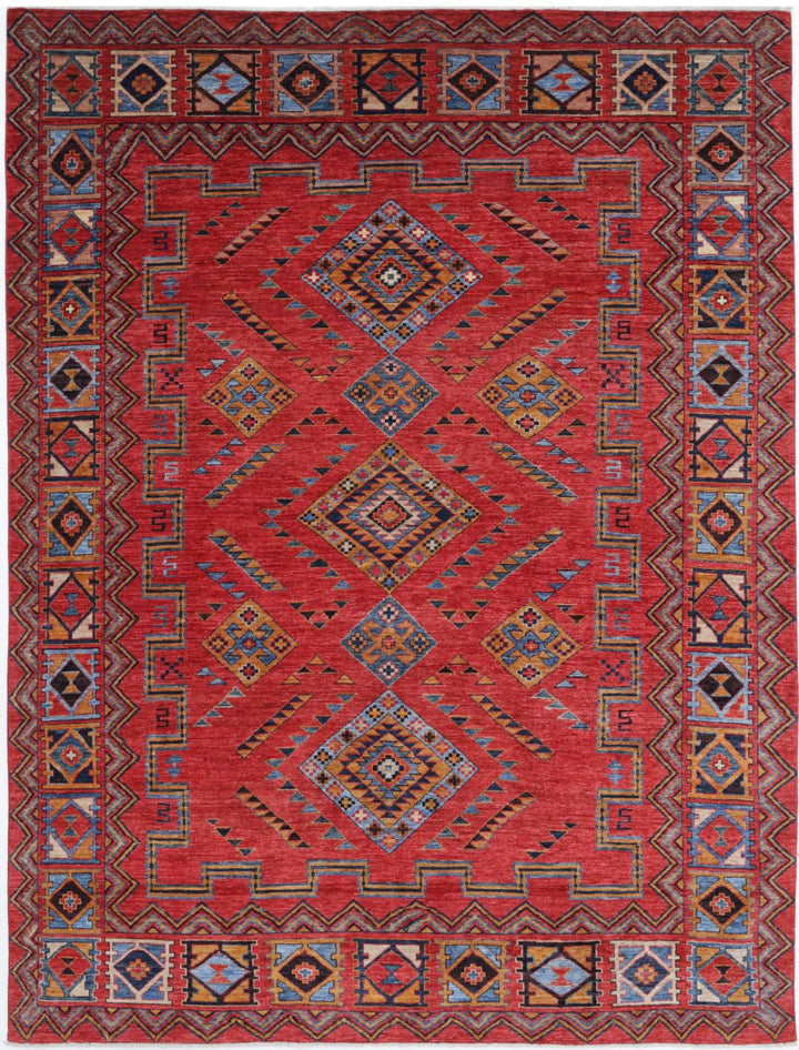 Humna 6’ 6″ x 8’ 7″ - No. AV11316 - ALRUG Rug Store
