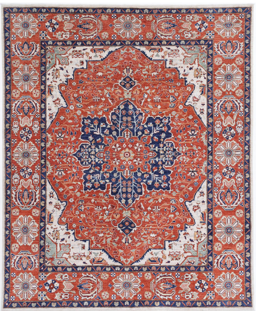 Humna 8’ 0″ x 9’ 11” - No. AV91642 - ALRUG Rug Store