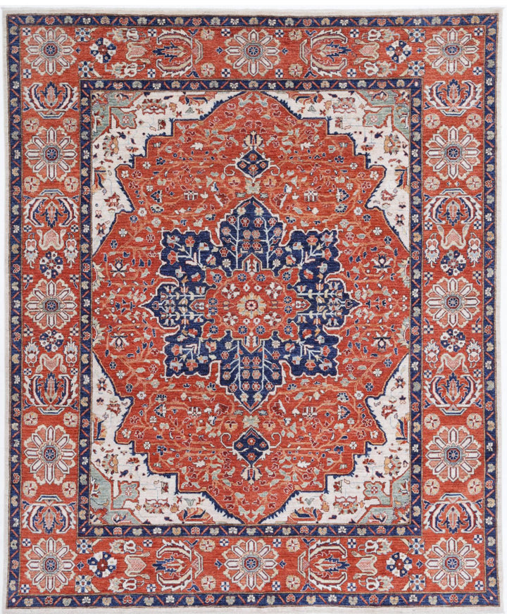 Humna 8’ 0″ x 9’ 11” - No. AV91642 - ALRUG Rug Store