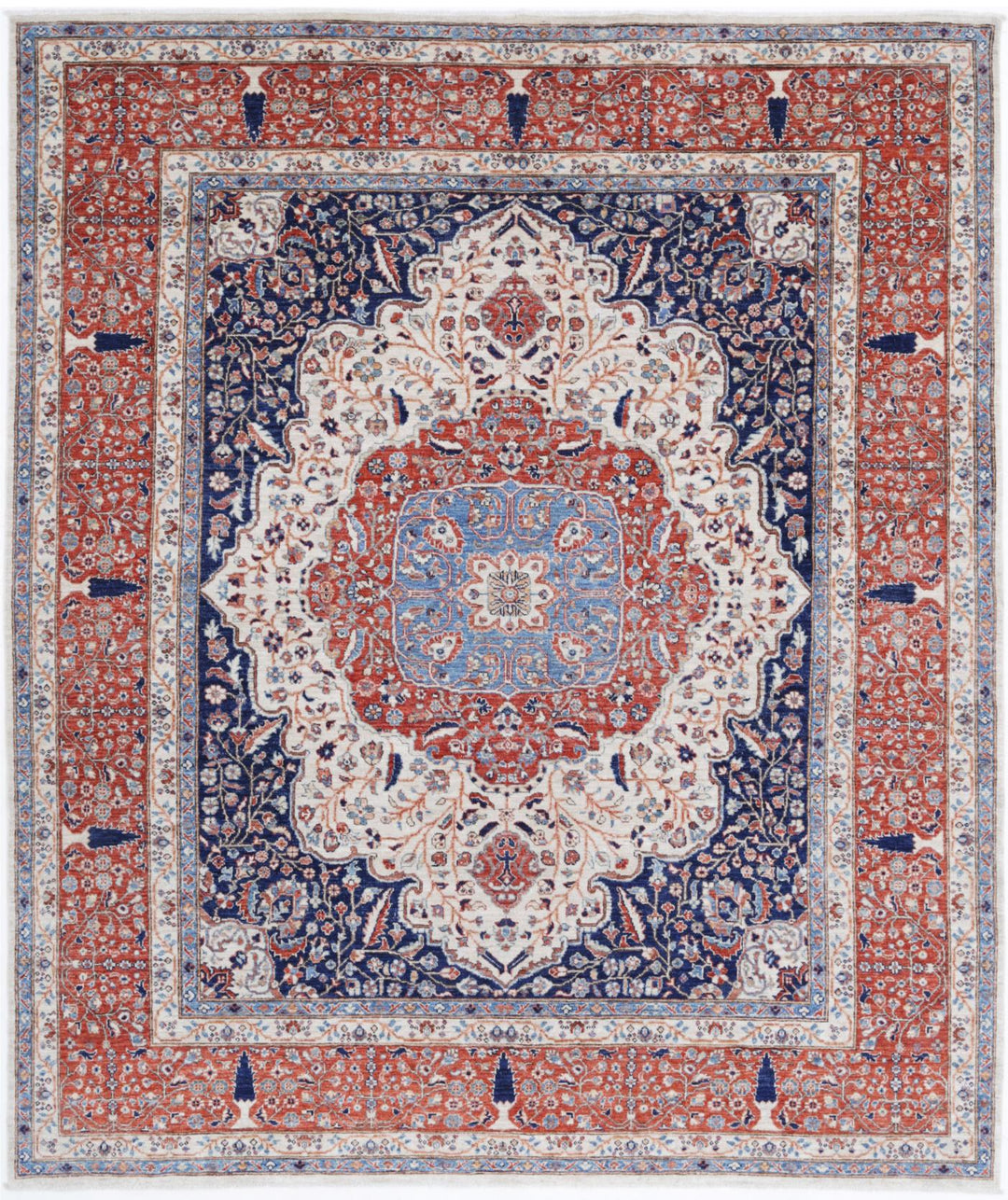 Humna 7’ 10” x 9’ 5″ - No. AV65202 - ALRUG Rug Store