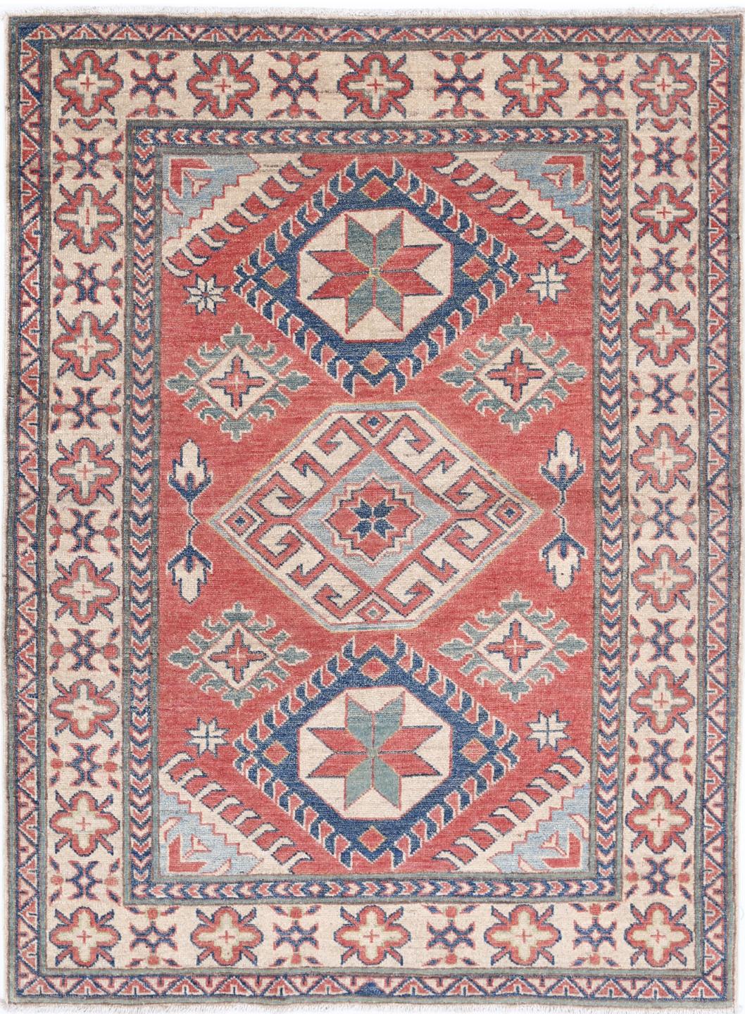 Kazak 4’ 0″ x 5’ 4″ - No. AV79976 - ALRUG Rug Store