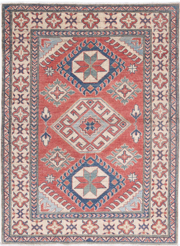 Kazak 4’ 0″ x 5’ 4″ - No. AV79976 - ALRUG Rug Store