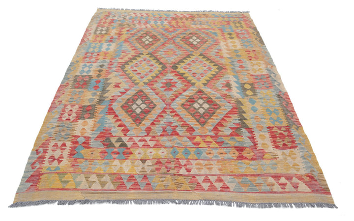Kilim 5’ 3″ x 8’ 0″ - No. AV84999 - ALRUG Rug Store