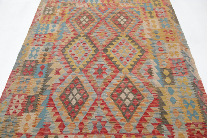 Kilim 5’ 3″ x 8’ 0″ - No. AV84999 - ALRUG Rug Store