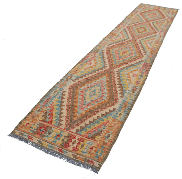 Kilim 2’ 7″ x 12’ 9″ - No. AV15082 - ALRUG Rug Store