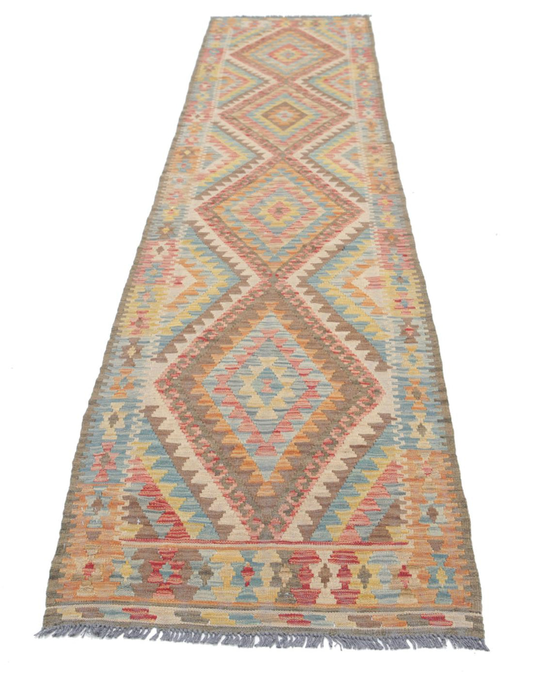 Kilim 2’ 7″ x 12’ 9″ - No. AV15082 - ALRUG Rug Store