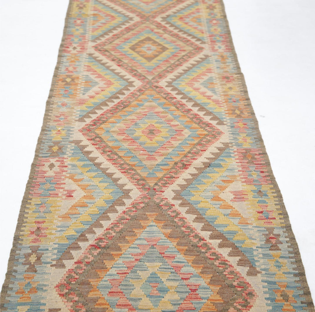 Kilim 2’ 7″ x 12’ 9″ - No. AV15082 - ALRUG Rug Store