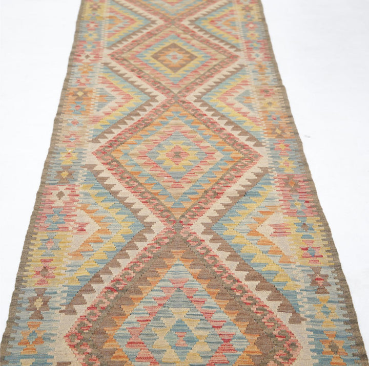 Kilim 2’ 7″ x 12’ 9″ - No. AV15082 - ALRUG Rug Store