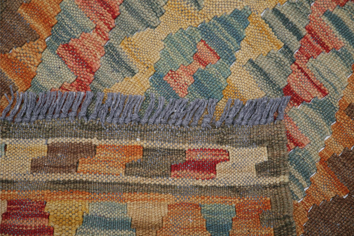 Kilim 2’ 7″ x 12’ 9″ - No. AV15082 - ALRUG Rug Store