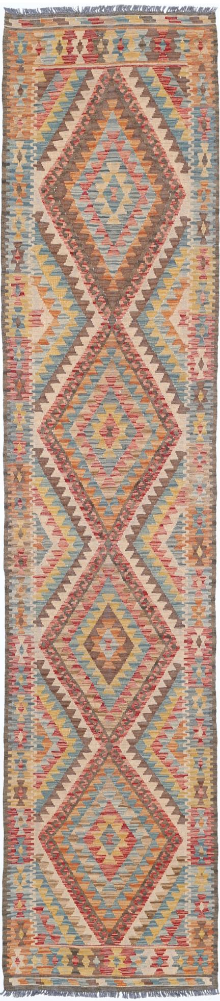 Kilim 2’ 7″ x 12’ 9″ - No. AV15082 - ALRUG Rug Store