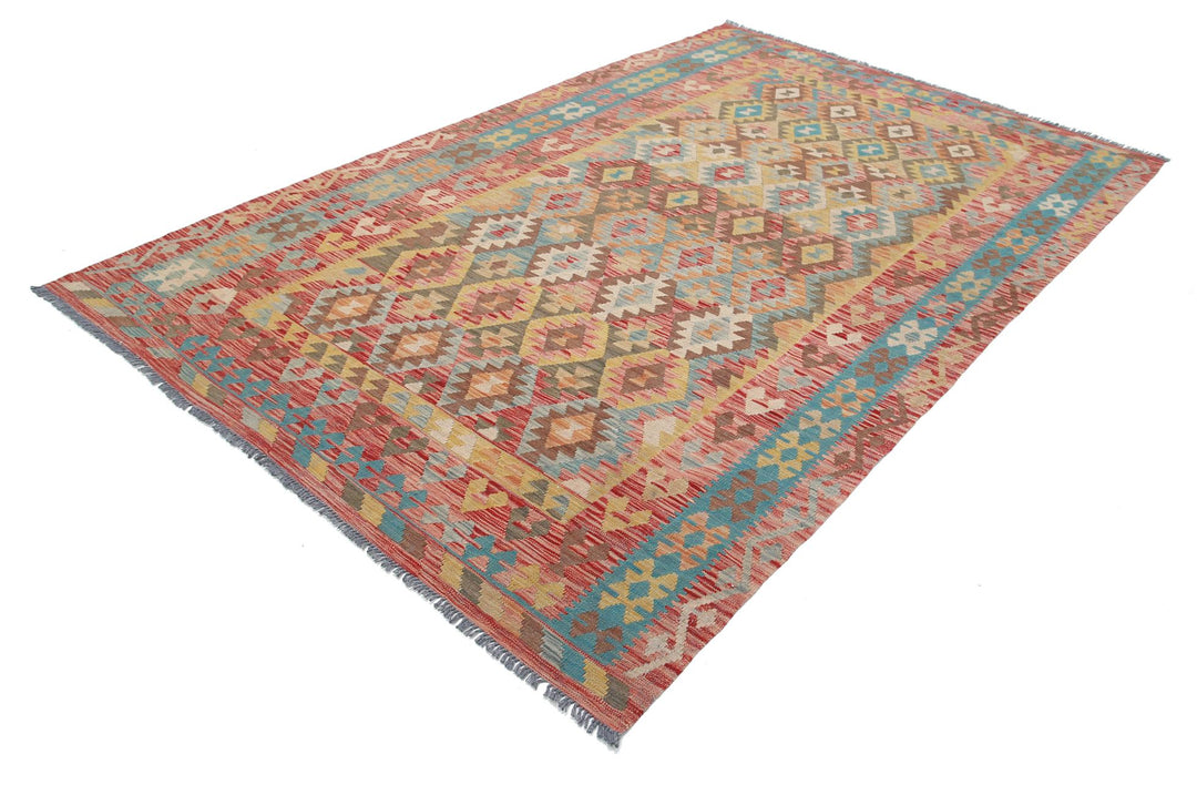 Kilim 6’ 4″ x 9’ 9″ - No. AV59645 - ALRUG Rug Store