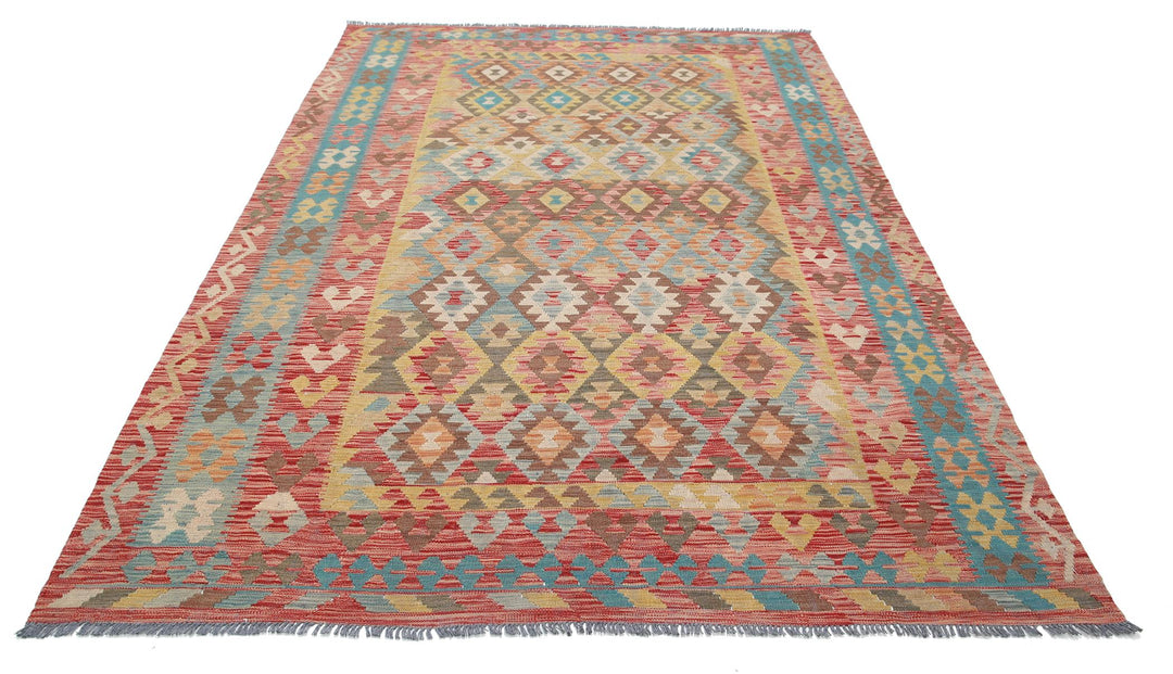 Kilim 6’ 4″ x 9’ 9″ - No. AV59645 - ALRUG Rug Store