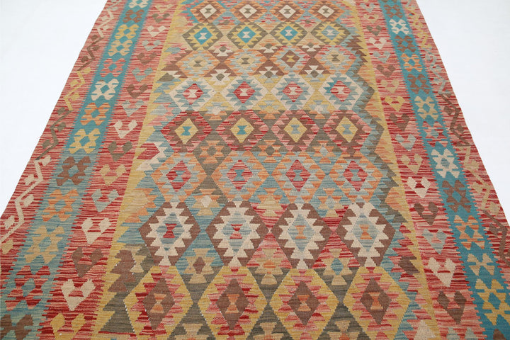 Kilim 6’ 4″ x 9’ 9″ - No. AV59645 - ALRUG Rug Store