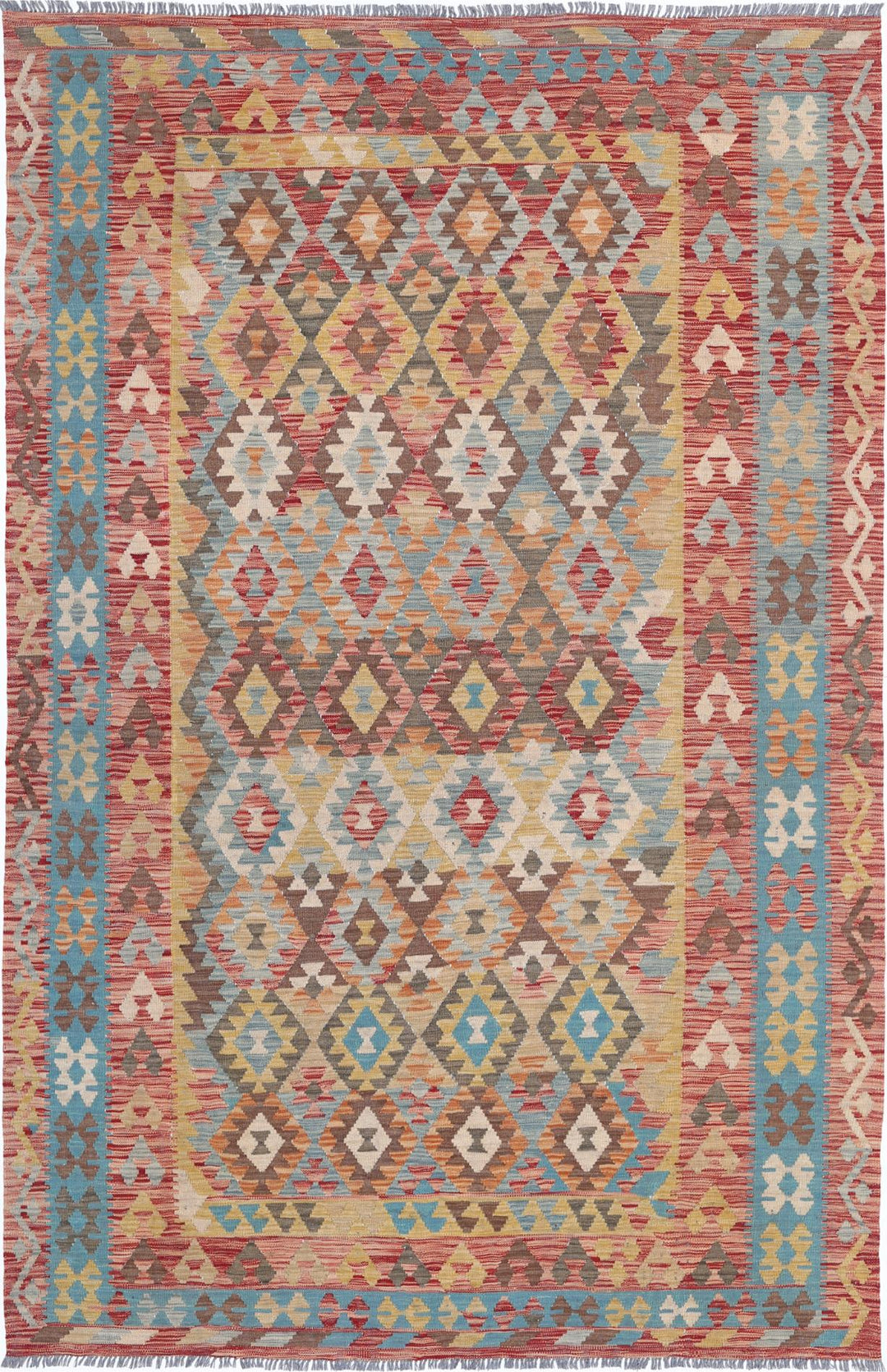 Kilim 6’ 4″ x 9’ 9″ - No. AV59645 - ALRUG Rug Store